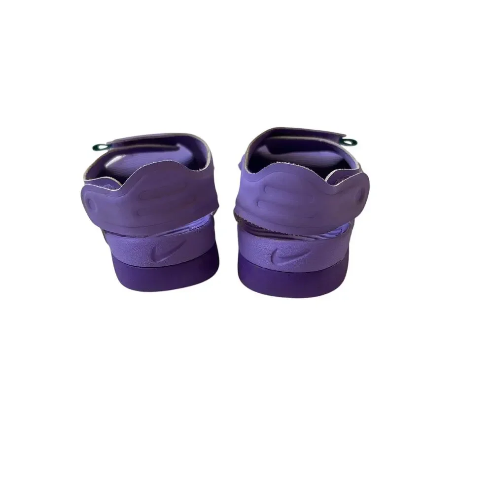Nike Sunray Adjust 5 Sandals Girls 11C Purple Hook & Loop Water Shoes AJ9076